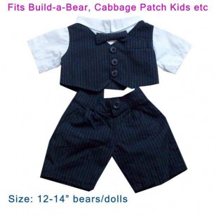Bear/Doll Wear - Pinstriped Suit