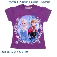 Frozen - Purple T-Shirt - Sisters