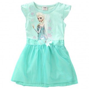 Frozen - Aqua Elsa Dress