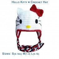 Hello Kitty - Crochet Hat