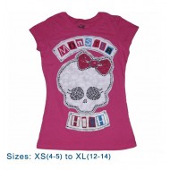 Monster High - Pink Skull T-Shirt