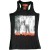 One Direction - Black Ribbed Long Singlet Racer Back