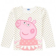 Peppa Pig - Glitter Spot Long Sleeve Top