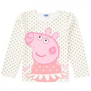 Peppa Pig - Glitter Spot Long Sleeve Top