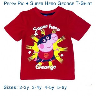 Peppa Pig - Super Hero George T-Shirt