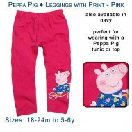 Peppa Pig - Leggings with Print - Pink
