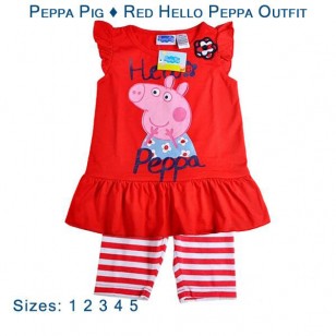 Peppa Pig - Red Hello Peppa Outfit
