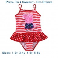 Peppa Pig - Swimsuit - Red Stripes
