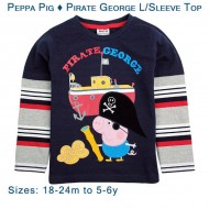 Peppa Pig - Pirate George Long Sleeve Top