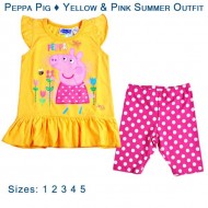 Peppa Pig - Yellow & Pink Summer Outfit