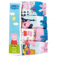 Peppa Pig - 4pk Cotton Briefs - Euro Vacation