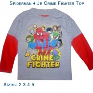 Spiderman - Jr Crime Fighting Top